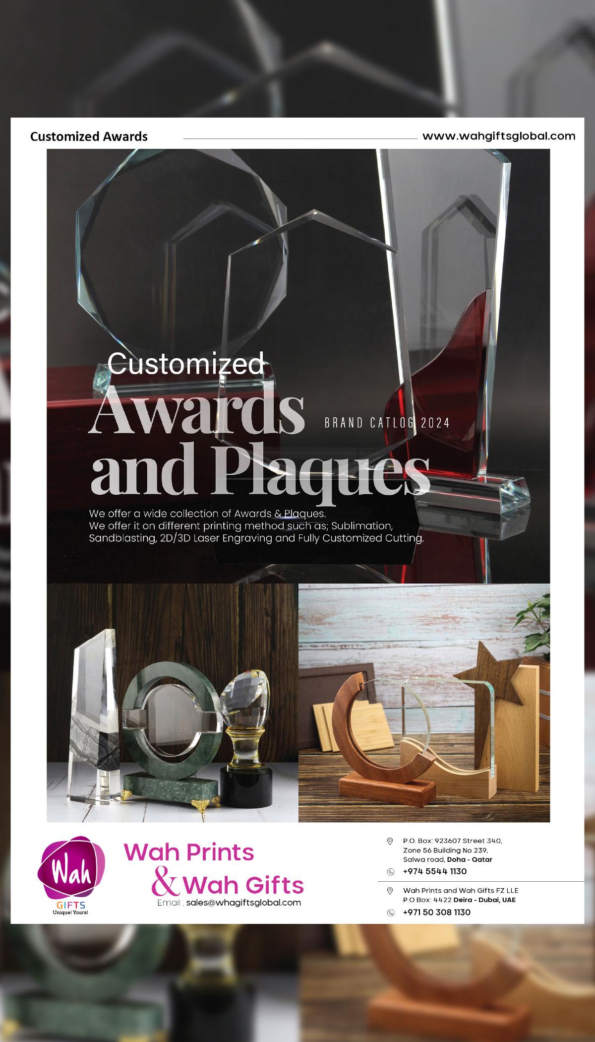 Awards catalog